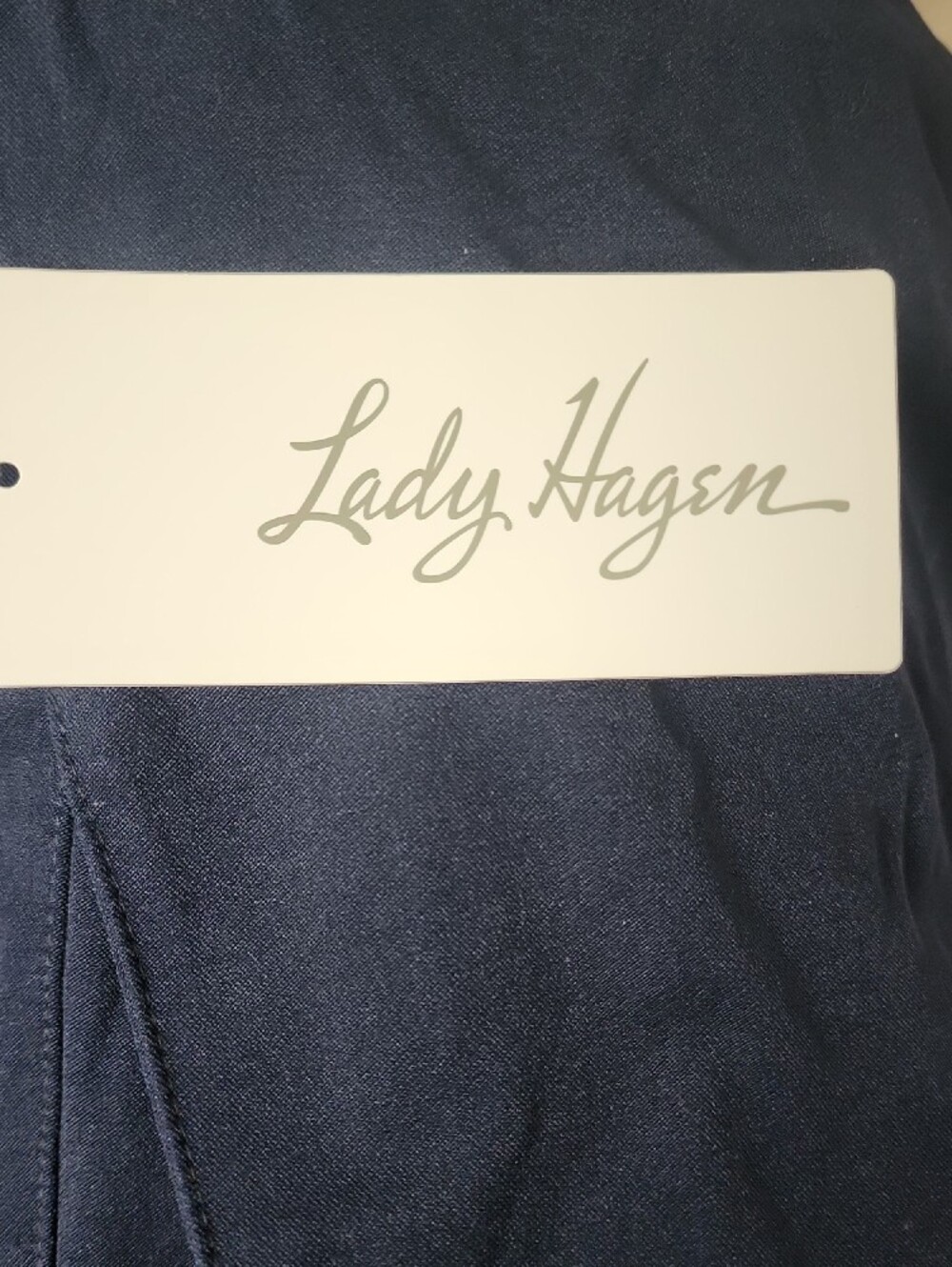 Lady Hagen Dark Navy 17" Tummy Control Performance Skort Size XS New With Tags - Picture 5 of 6